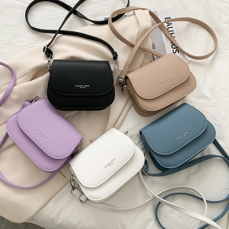 Luxury Bags White - Women's Crossbody Bag New Solid Color