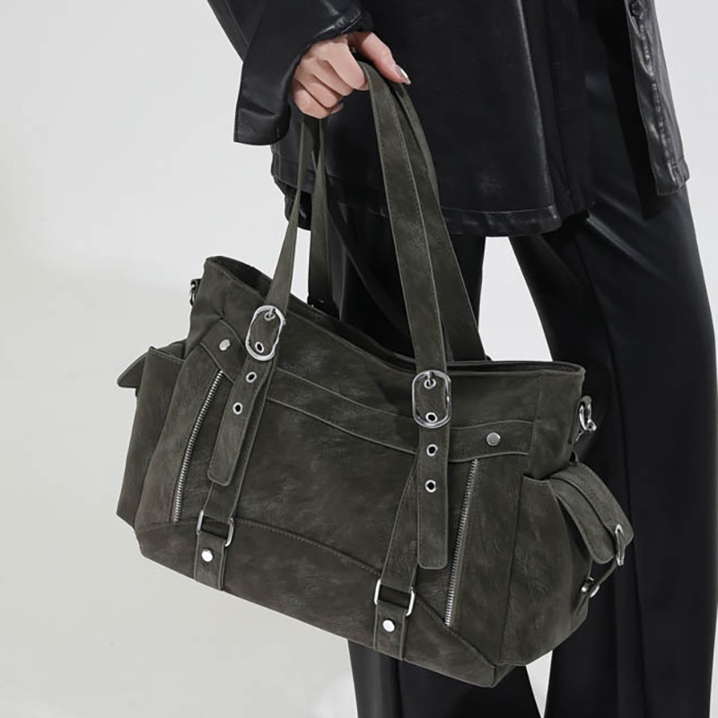 Retro Suede Tote Bag High-qual - Bucket Bag Suede recensione e prezzo