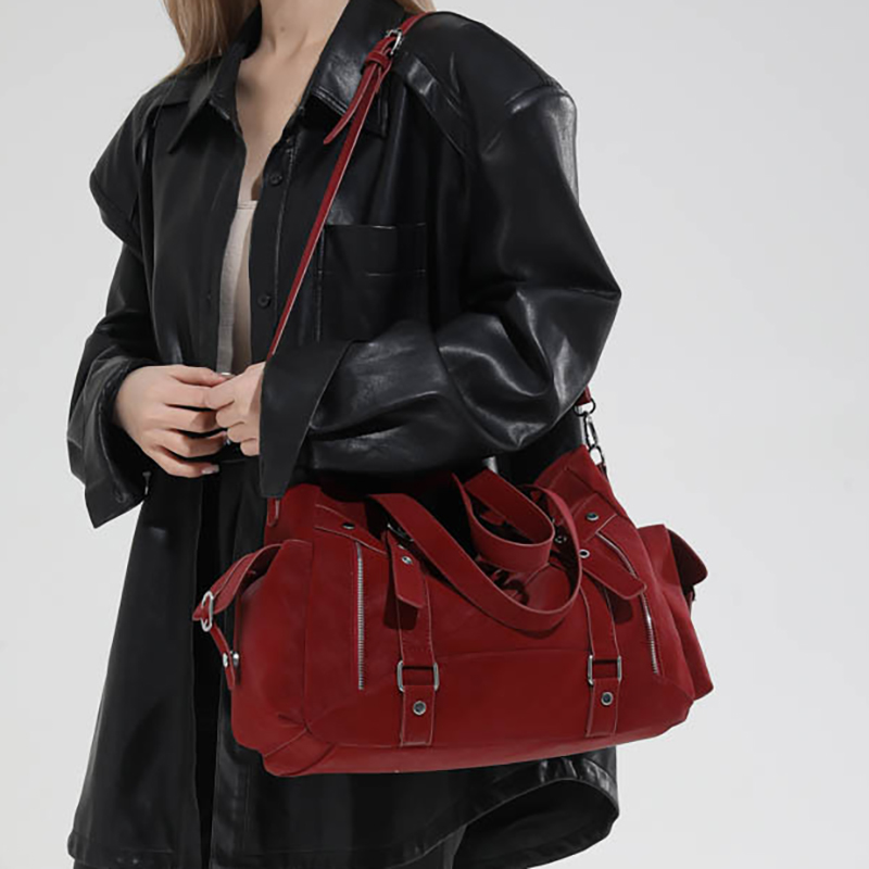 Retro Suede Tote Bag High-qual - Bucket Bag Suede recensione e prezzo