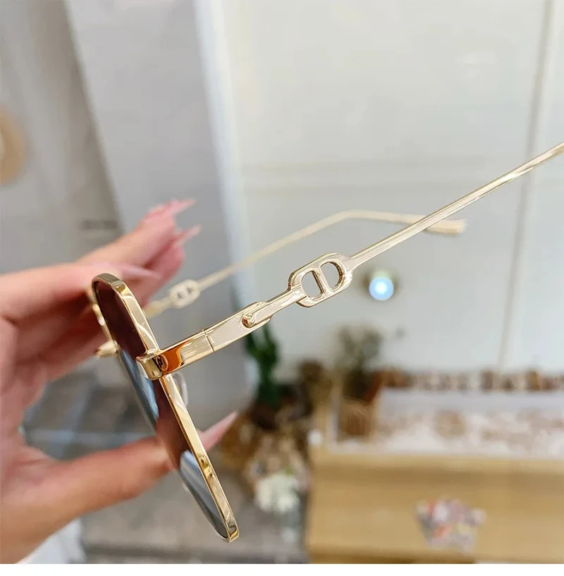 New Sunglasses Women Rimless S - Women Luxury Bags Ysl recensione e prezzo