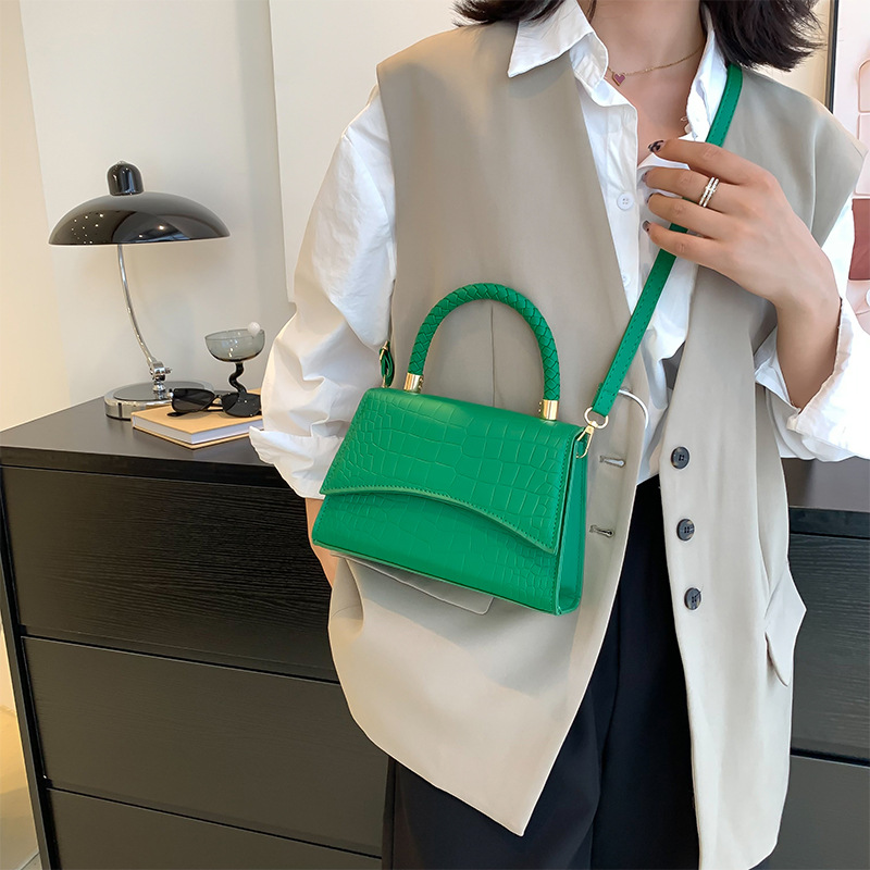 Solid Color Pu Leather Shoulde - Luxury Bags White recensione e prezzo