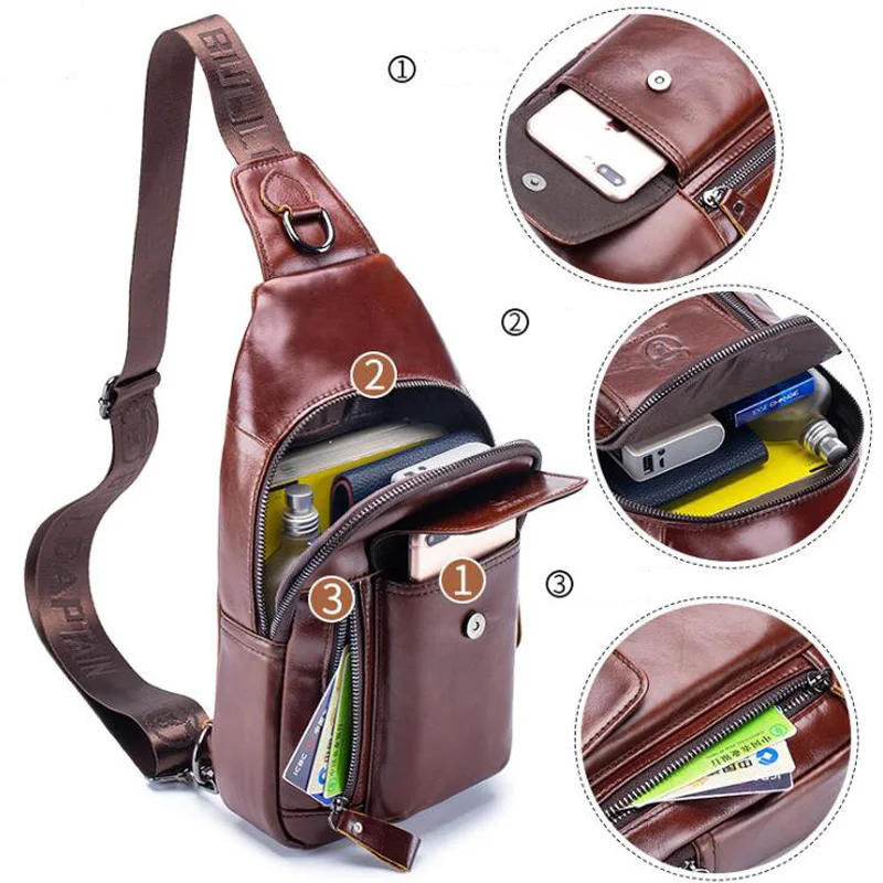 Brand Premium 100% Genuine Lea - Luxury Bags For Men Brands recensione e prezzo