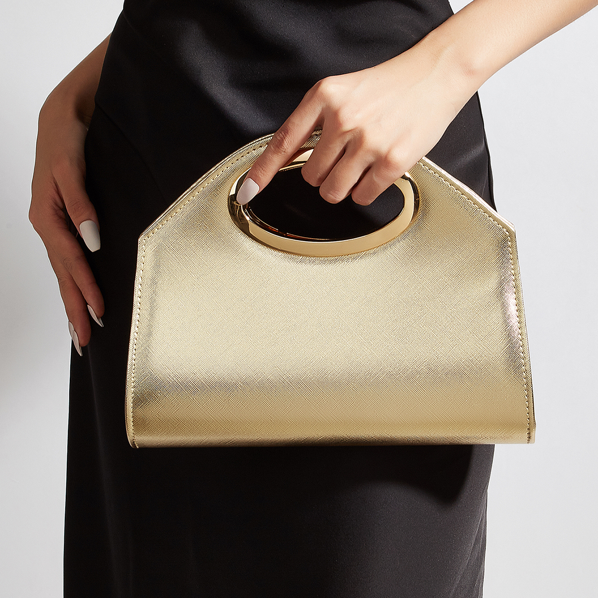 Women's Evening Bag, Gold Colo - Luxury Bags Gold recensione e prezzo