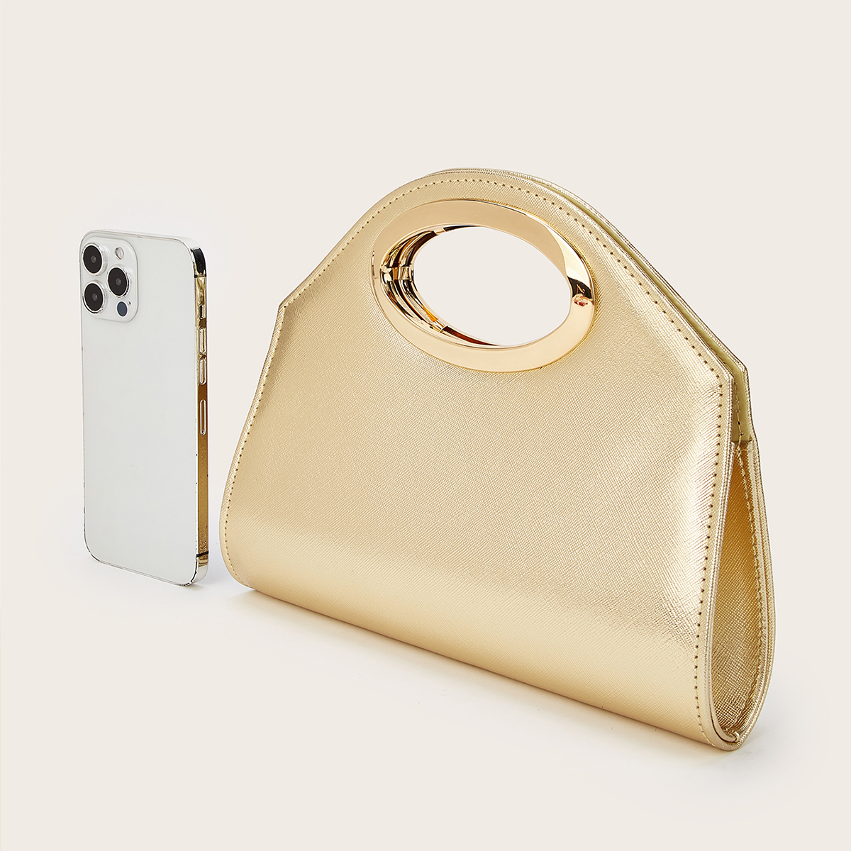 Women's Evening Bag, Gold Colo - Luxury Bags Gold recensione e prezzo