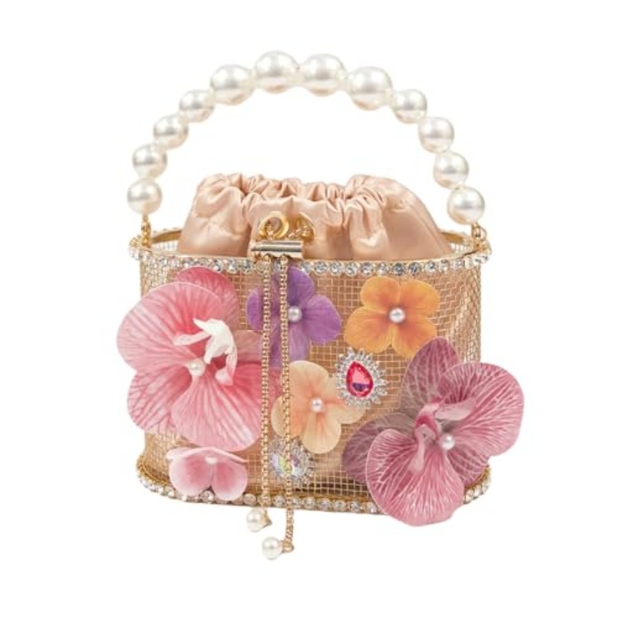 Luxury Women's Party Flower Sh - Luxury Bags Gold recensione e prezzo
