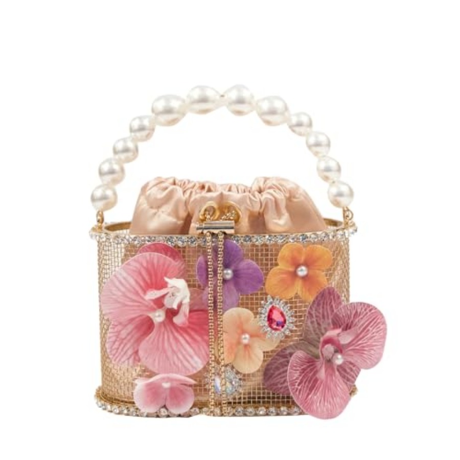 Luxury Women's Party Flower Sh - Luxury Bags Gold recensione e prezzo