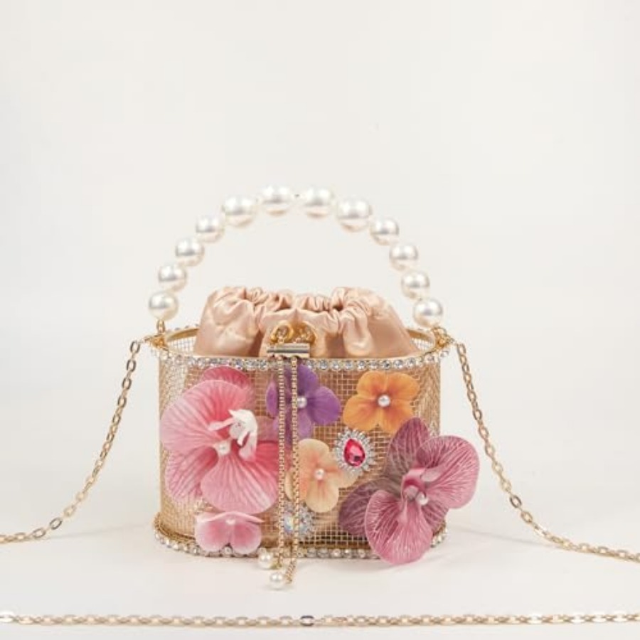 Luxury Women's Party Flower Sh - Luxury Bags Gold recensione e prezzo
