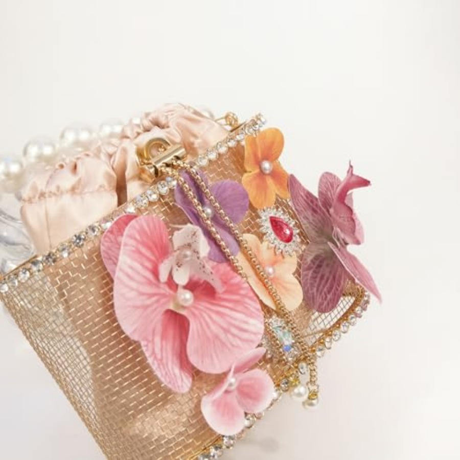 Luxury Women's Party Flower Sh - Luxury Bags Gold recensione e prezzo
