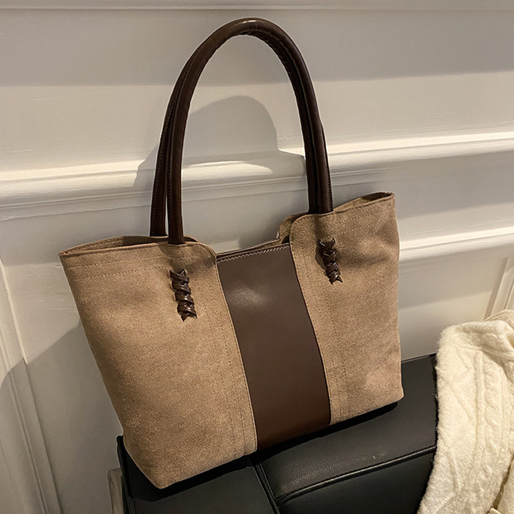 Suede Surface Handbag For Wome - Bucket Bag Suede recensione e prezzo