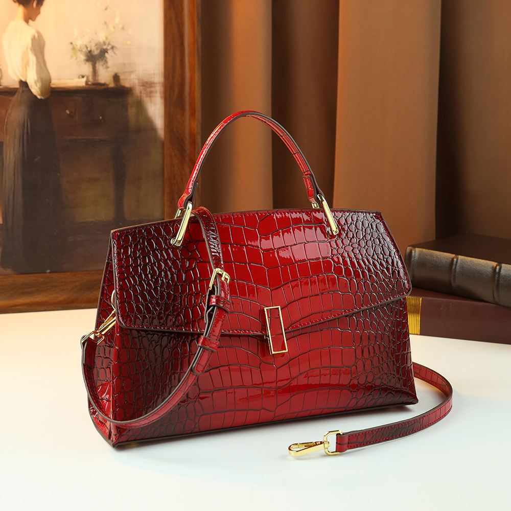 Luxury Black Crocodile Pattern - Luxury Bags Old Money recensione e prezzo