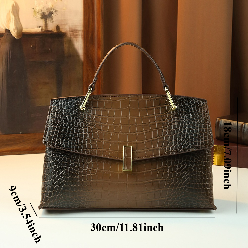 Luxury Black Crocodile Pattern - Luxury Bags Old Money recensione e prezzo