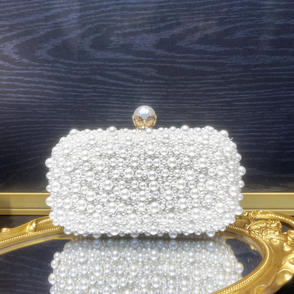 Ladies' new versatile pearl di - Luxury Bags White recensione e prezzo