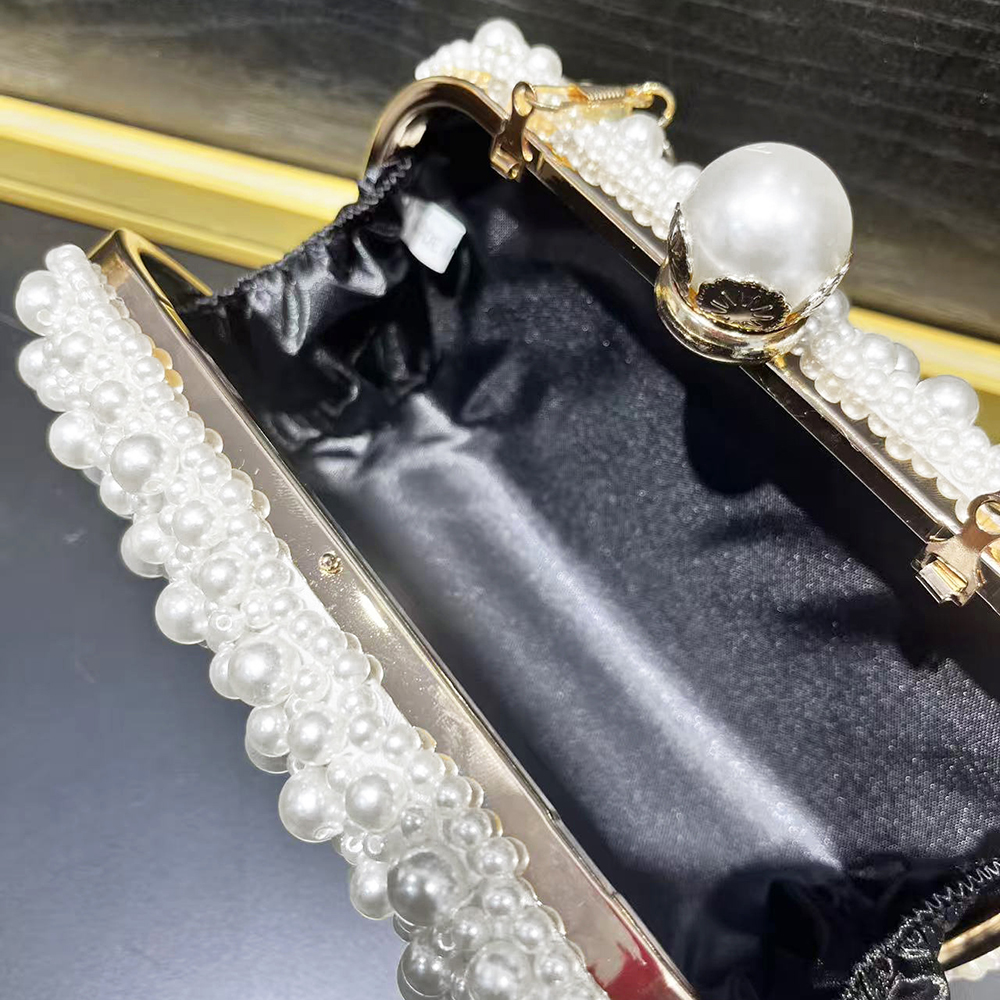 Ladies' new versatile pearl di - Luxury Bags White recensione e prezzo