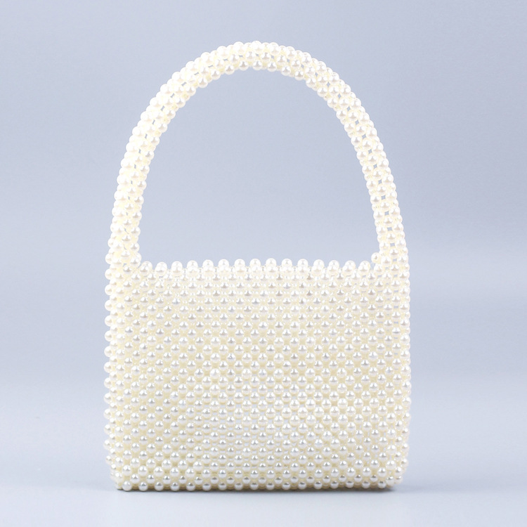 Vintage Beading Tote Bag Women - Luxury Bags White recensione e prezzo