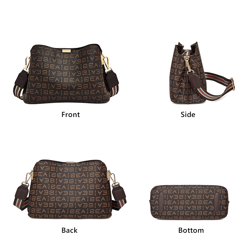 FOXER Women's Shoulder Bag PVC - Bucket Bag Suede recensione e prezzo