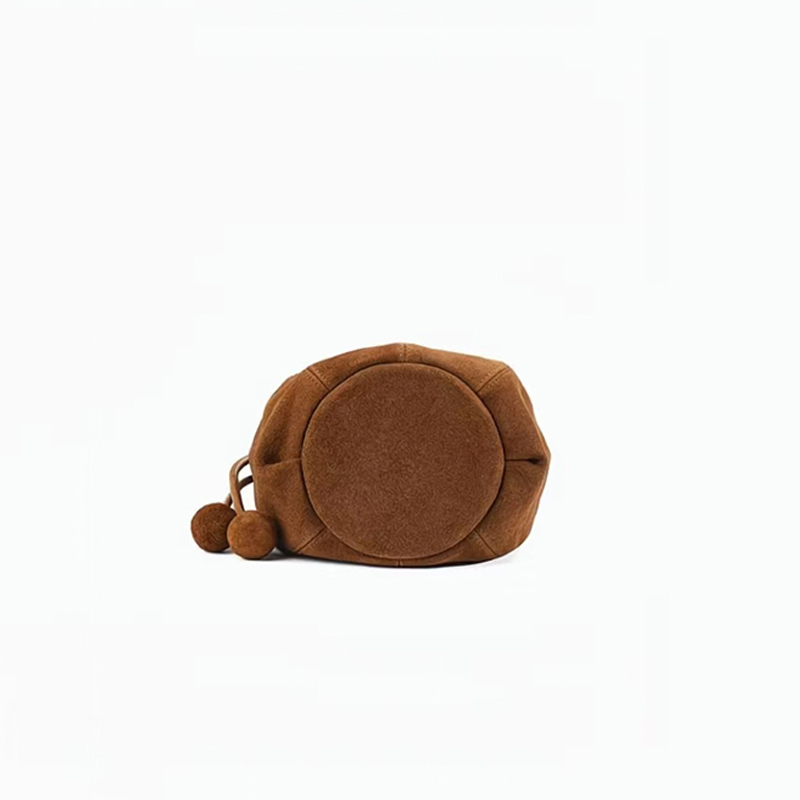 Frosted Suede Bucket Bag Pumpk - Bucket Bag Suede recensione e prezzo