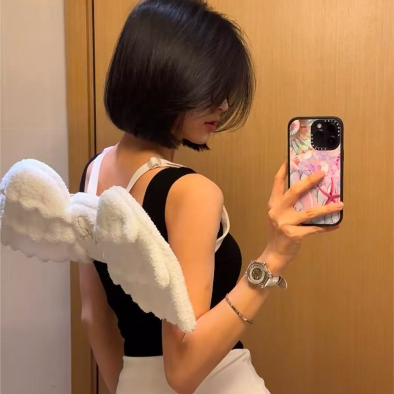 JIAERDI Sweet White Angel Wing - Luxury Bags White recensione e prezzo