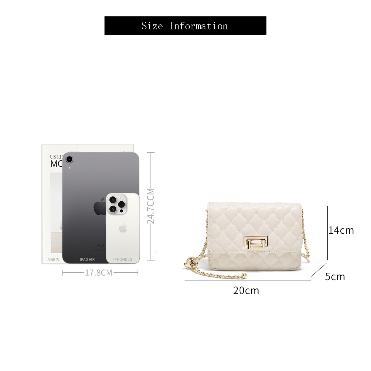 FOXER 2026 Women White Quilted - Luxury Bags White recensione e prezzo