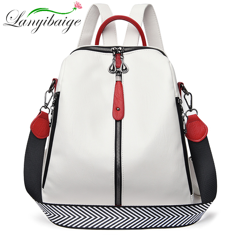 Fashion Backpack Women Soft Le - Luxury Bags White recensione e prezzo