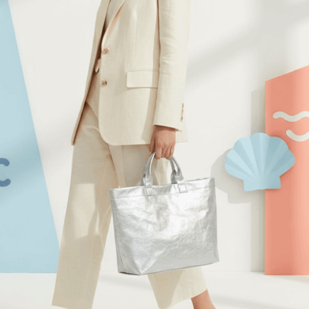 Transparent PVC Paper Tote Bag - Bucket Bag Suede recensione e prezzo