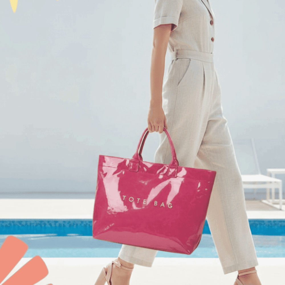 Transparent PVC Paper Tote Bag - Bucket Bag Suede recensione e prezzo