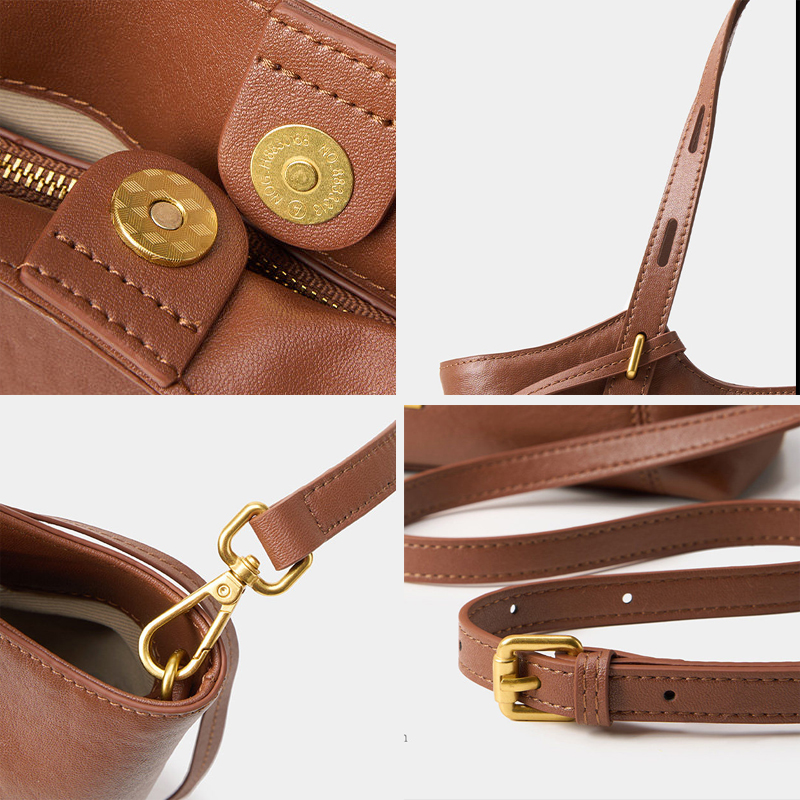 Women's Genuine Cowhide Leathe - Luxury Bags Gold recensione e prezzo