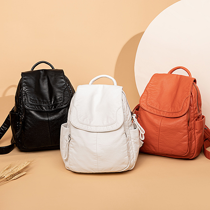 Women's Backpack White Washed  - Luxury Bags White recensione e prezzo