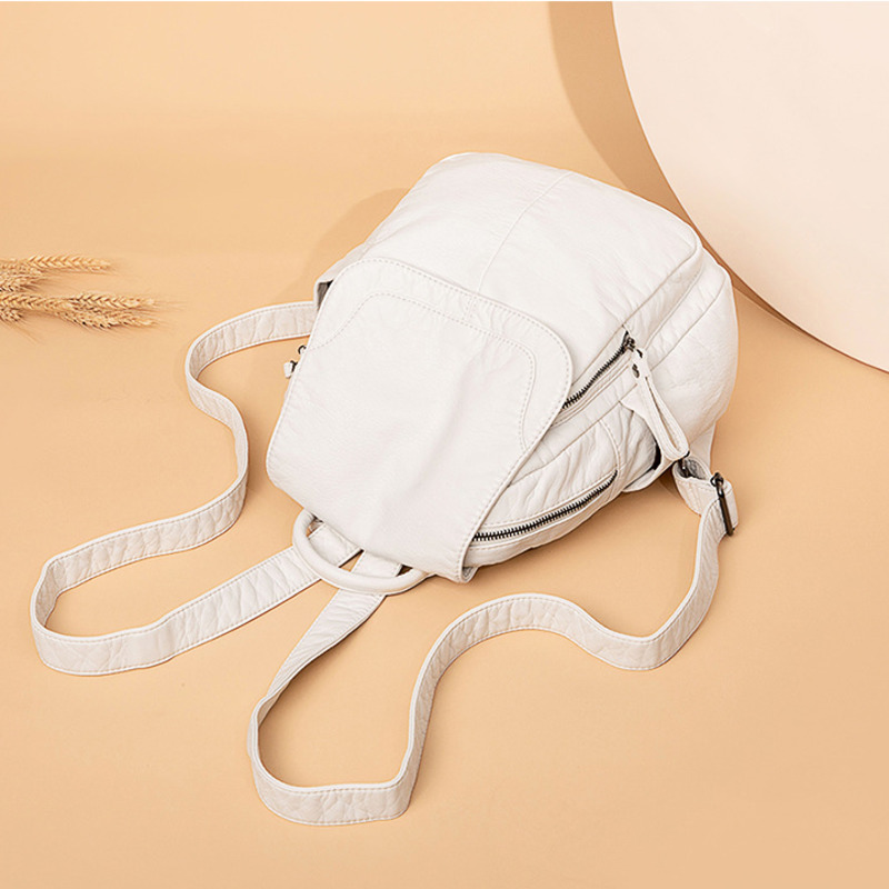 Women's Backpack White Washed  - Luxury Bags White recensione e prezzo