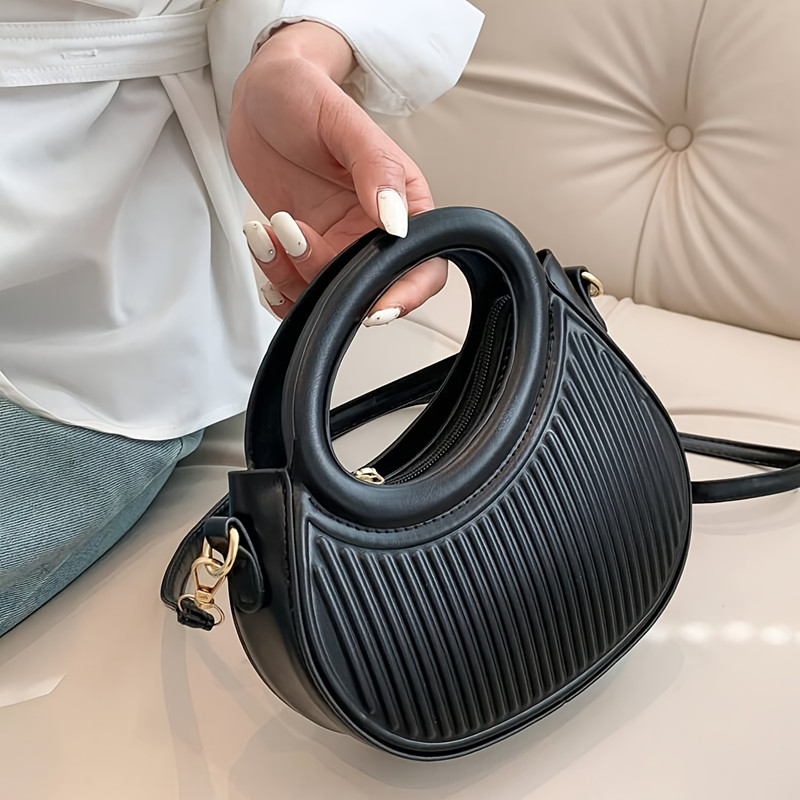 Chic Stripe Design Crossbody B - Luxury Bags White recensione e prezzo