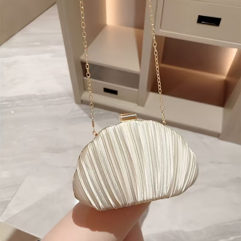 Gold Bright Silk Evening Bags  - Luxury Bags Gold recensione e prezzo