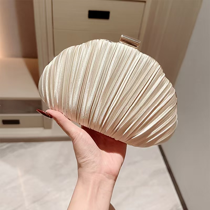 Gold Bright Silk Evening Bags  - Luxury Bags Gold recensione e prezzo