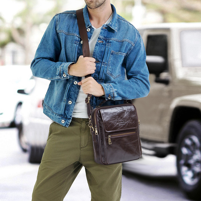 CONTACT'S new genuine leather  - Luxury Bags For Men Brands recensione e prezzo