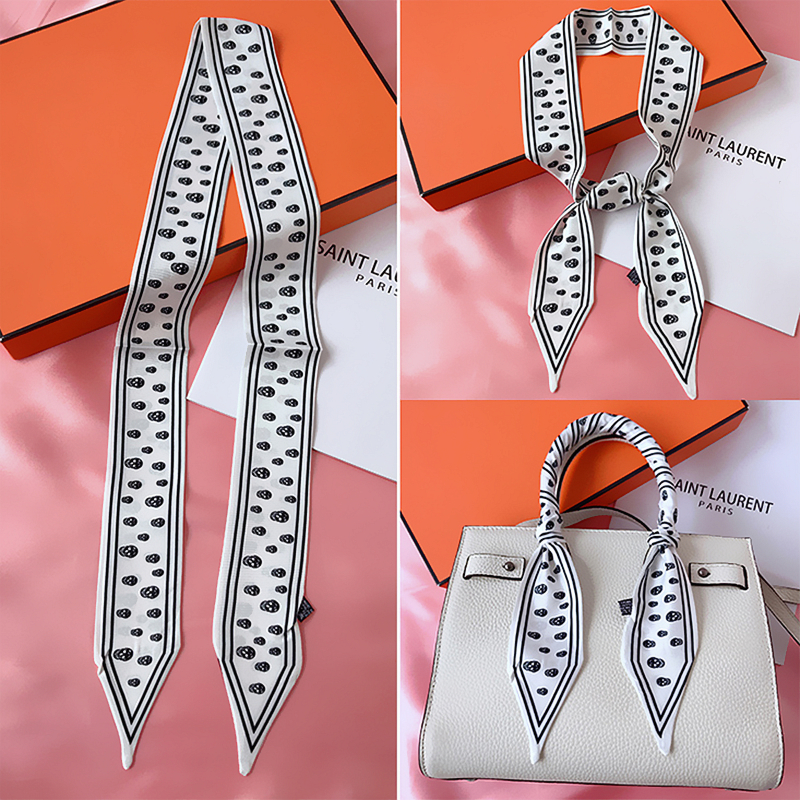 115cm Tied bag Handle silk sca - Luxury Bags White recensione e prezzo